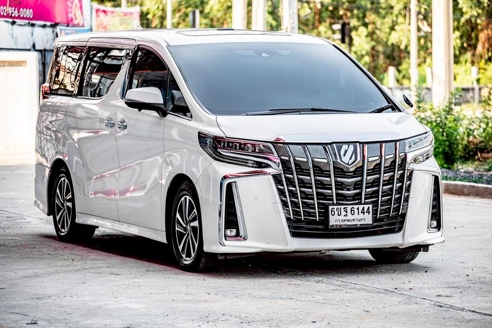 TOYOTA ALPHARD 2.5 SC PACKAGE สีขาว ปี 2019 มือเดียวป้ายแดง