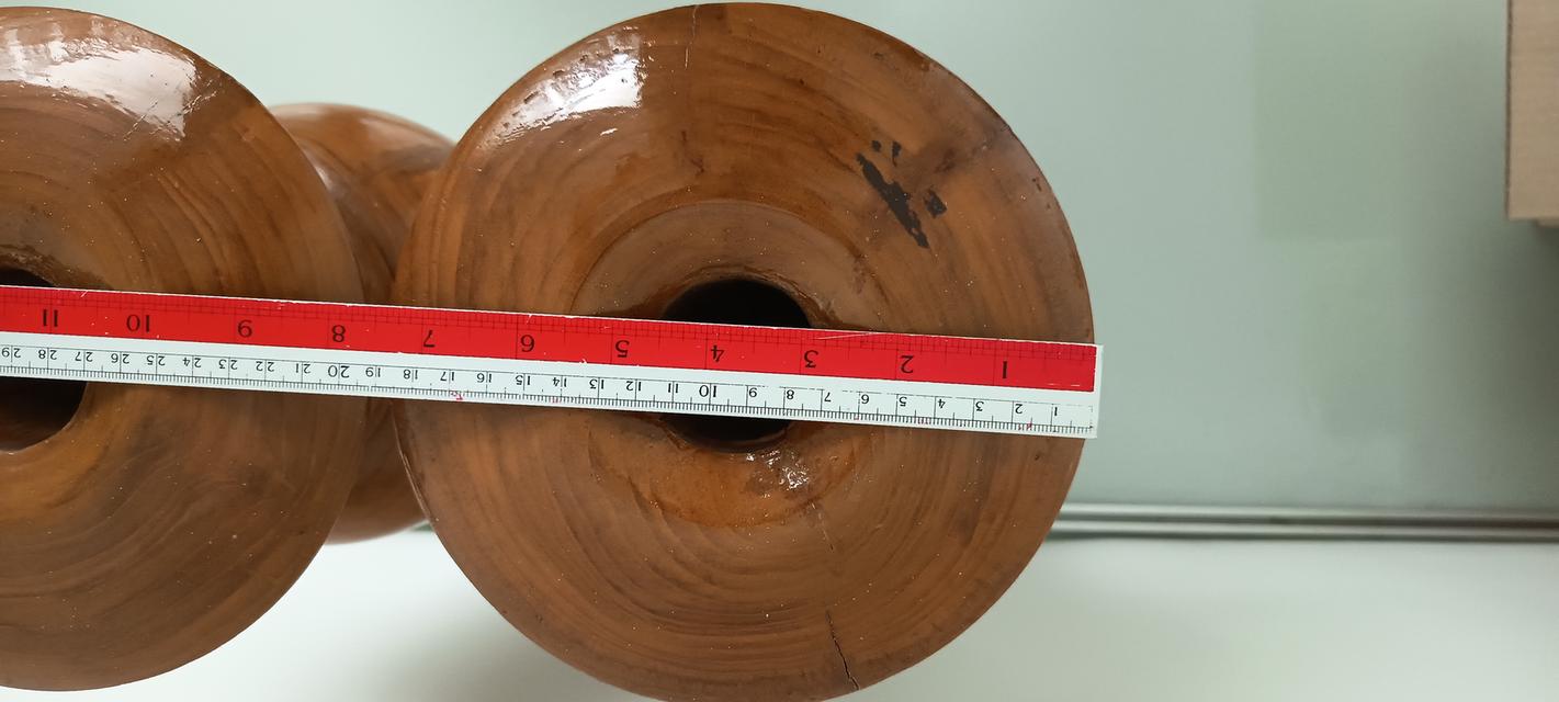 แจกันไม้มะค่า สูง 24" ปากกว้าง 7.5" รูปที่ 8