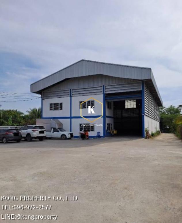 ให้เช่าโกดัง  ลาดหลุมแก้ว ปทุมธานี ใกล้แยกนพวงศ์ พื้นที่ 1 ไร่  2