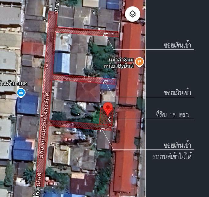 ที่ดินเปล่า 18 ตรว. ซอยพหลโยธิน 52 ซอยชุมชนรวมใจสามัคคี 8
