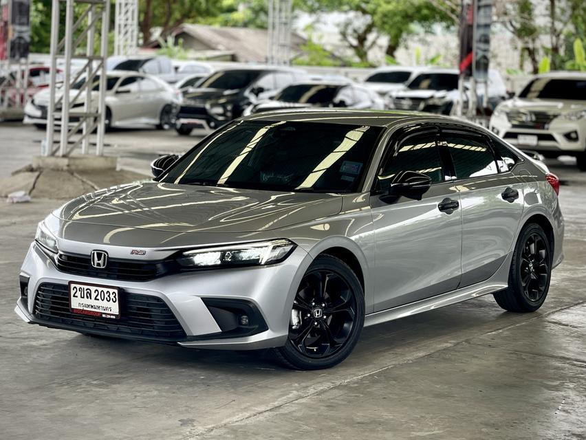 2021 HONDA CIVIC 1.5 TURBO RS สีเทา ไมล์ 99438 (กม.)
