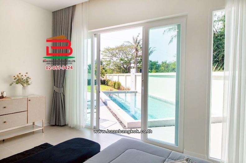 Pool villa เทอร์ร่า เดอะไพรเวซี่ (Terra The Privacy) เนื้อที่ 148 ตร.ว ซอยหัวหิน 112 ตำบลทับใต้ อำเภอหัวหิน ประจวบคีรีขันธ์ 4