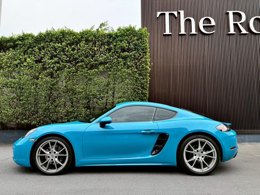 Porsche #718 Cayman สี Miami Blue ปี 2018
