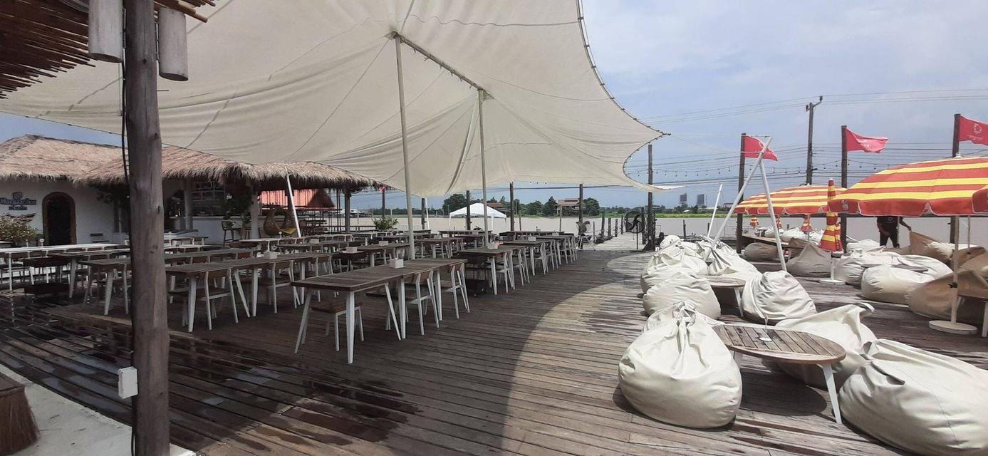 ให้เช่า /เซ้งกิจการ Rangnok Café&Bar คาเฟ่สไตล์บาหลีที่เกาะเกร็ด วิวหลักล้าน อาหารอร่อย ตั้งอยู่บนเกาะเกร็ด ริมแม่น้ำเจ้าพระยา พื้นที่ประมาณ 4 ไร่ 11