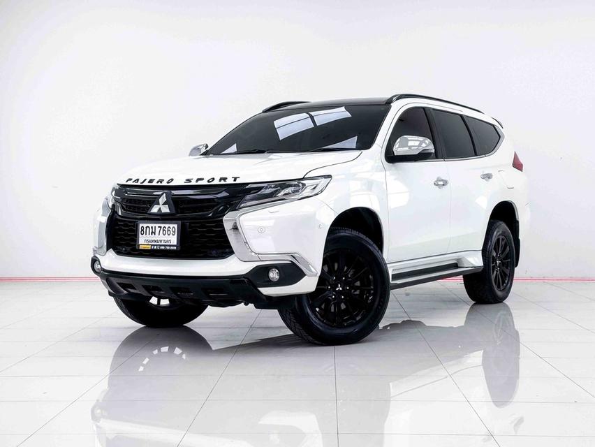 MITSUBISHI PAJERO 2.4 ELITE EDITION 2WD AT 2019 - ไมล์แท้มือเดียว 163,000Pajero Elite Edition ตัวพิเศษ TOP สุด ขาวมุกล้อดำดุ หลังคาดำ