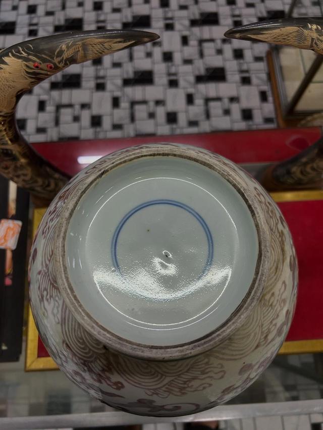 แจกันจีนเซรามิกเขียนลาย 3