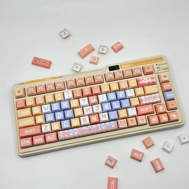 Keyboard kuromi keycaps คีย์บอร์ดเครื่องกล DIY 4