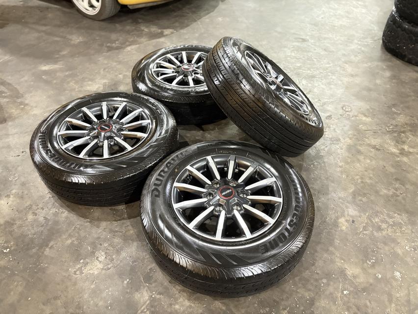 ล้อ ISUZU ขอบ 16 พร้อมยาง 215/70 R16 BS ปี 20 ดอกเต็มเหมือนป้ายแดง  4