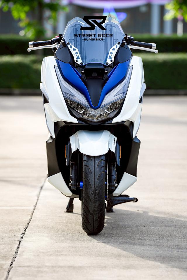 2021 Honda forza350 ปี 2021 สี ขาว-น้ำเงิน ลุคสะอาดตา เท่มีสไตล์ 6