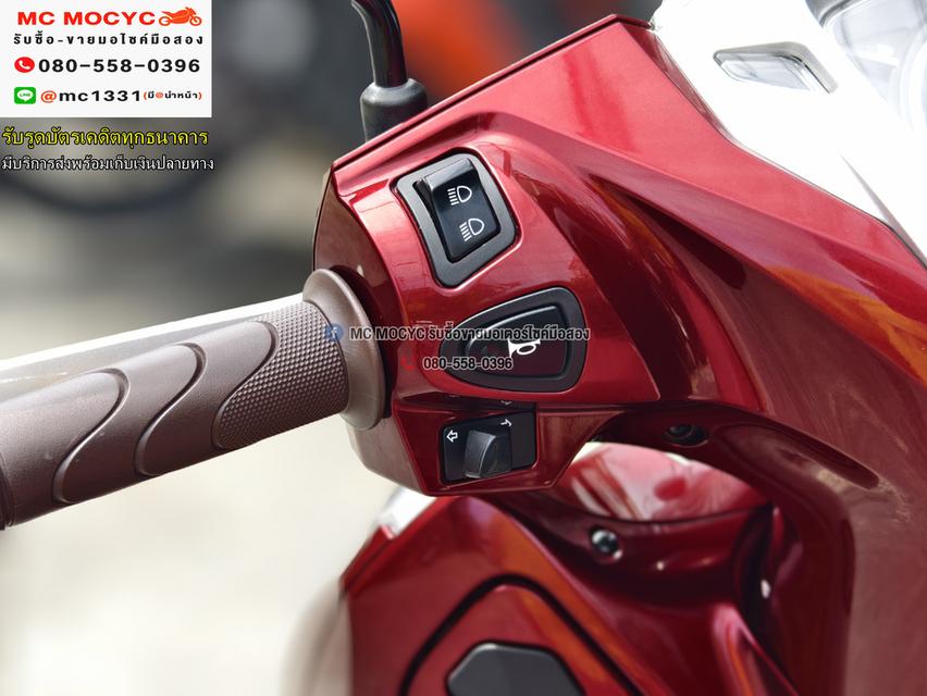 Lead 4v สีแดง 2023 วิ่ง1000โล รถบ้านแท้มือเดียวเครื่องท่อเดิมๆ สีสวยใหม่มาก No1167 8