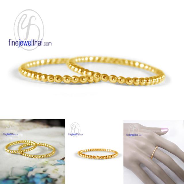Finejewelthai แหวนคู่รัก สไตล์มินิมอล RC123700