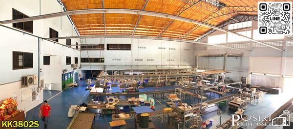 ขายโรงงานพื้นอีพ็อกซี่ใหญ่เกือบ 3 ไร่ พื้นที่ใช้สอยกว่า 4,400 ตร.ม. พร้อมออฟฟิศ+ห้องพักคนงาน และพื้นที่ด้านหลังที่สามารถต่อเติมได้ ใกล้คลองสี่วา 500 ม 2