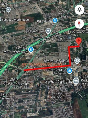 ขายที่ดินถมแล้ว ตั้งอยู่ สุขาภิบาล 5 ซอย 32 แยก 3 ตรงข้ามทางขึ้นลงทางด่วนสุขาภิบาล5  ***ที่ดิน 281.9 ตารางวา หน้ากว้าง 31 ม. ลึก 29 ม. (ถมแล้ว) 6