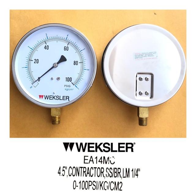 เข้าและจำหน่าย เกจวัดแรงดันPRESSURE GAUGE WEKSLER'EA14 2