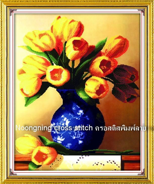 ร้าน Noongning Cross stitch ครอสติสพิมพ์ลาย จำหน่ายอุปกรณ์ครอสติส ภาพติดเพชร813 4