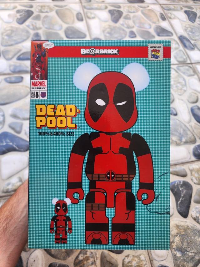 Very Rare Bearbrick Deadpool 400% 1