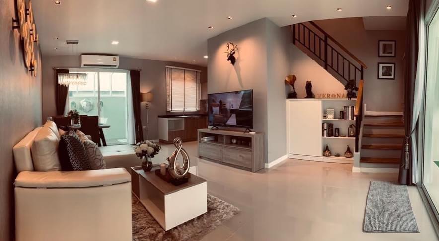 ทาวน์โฮม 2 ชั้น หน้ากว้าง 5.7 ม. 3 ห้องน้อน 3 ห้องน้ำ 6