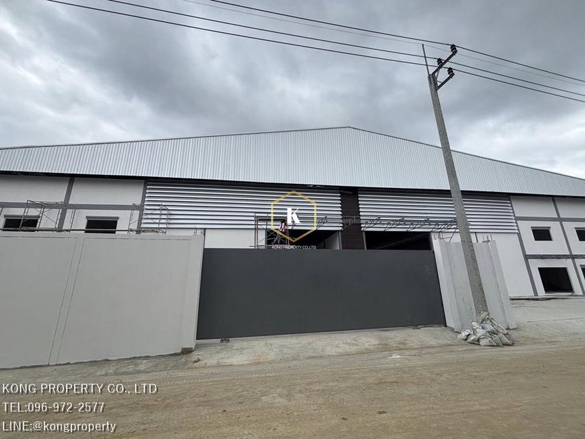 ให้เช่าโกดัง สร้างใหม่ สวนหลวง กระทุ่มเเบน สมุทรสาคร พื้นที่ 2,000ตรม 1