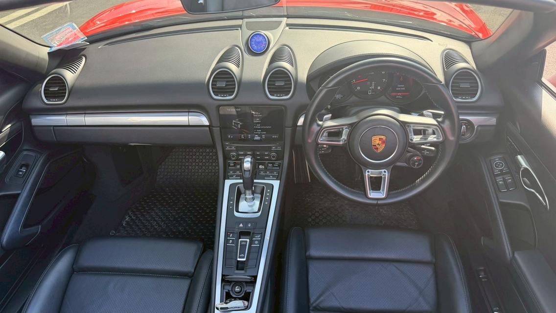 2016 PORSCHE 718 BOXSTER 2.0 Turbo สี Lavaorange เลขไมล์เพียง 53,XXX KM หลังคาผ้าใบสีดำ รถสวย ออฟชั่นล้น รถผลิตปี 16 รูปที่ 12