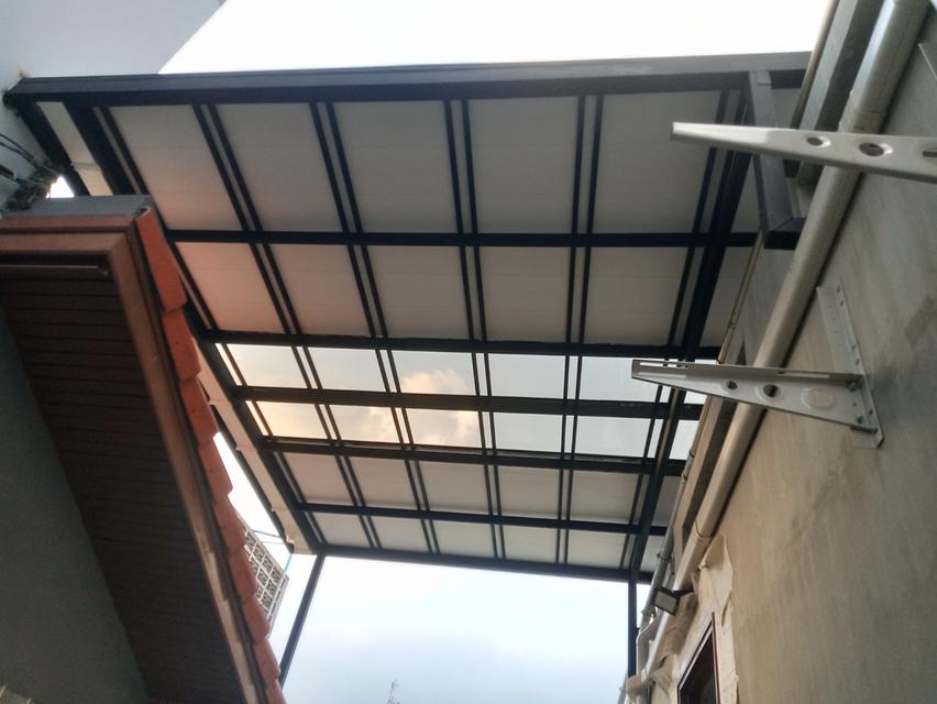 รับเหมา ต่อเติม โครงหลังคากันสาดห้องครัวเทพื้นปูกระเบื้อง Line dddesign23 รูปที่ 6