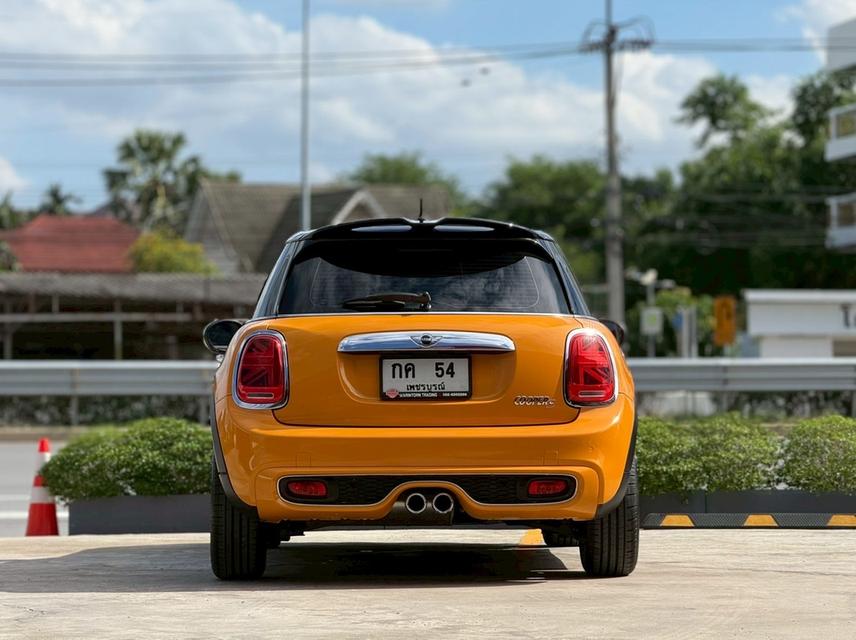 2015 Mini COOPER S, 2.0 F55 S 5-Door Hatchback สีเหลืองสวยจัด สีเหลืองยอดนิยม รูปที่ 2