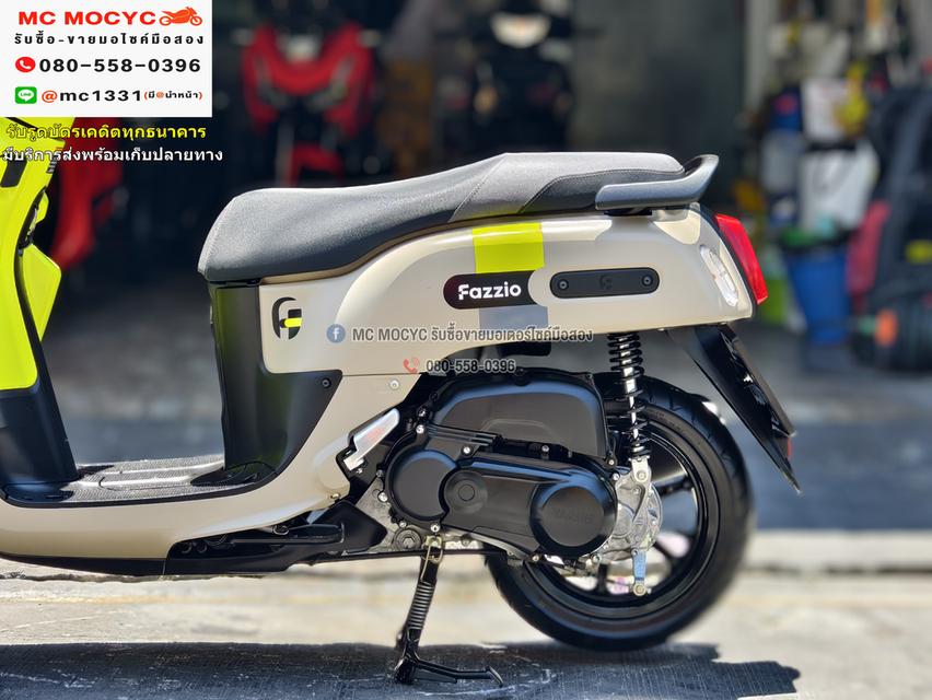 Fazzio Keyless 125 2023 วิ่ง2000โล รุ่นTop รถบ้านแท้เจ้าของมือเดียว NO1013    14