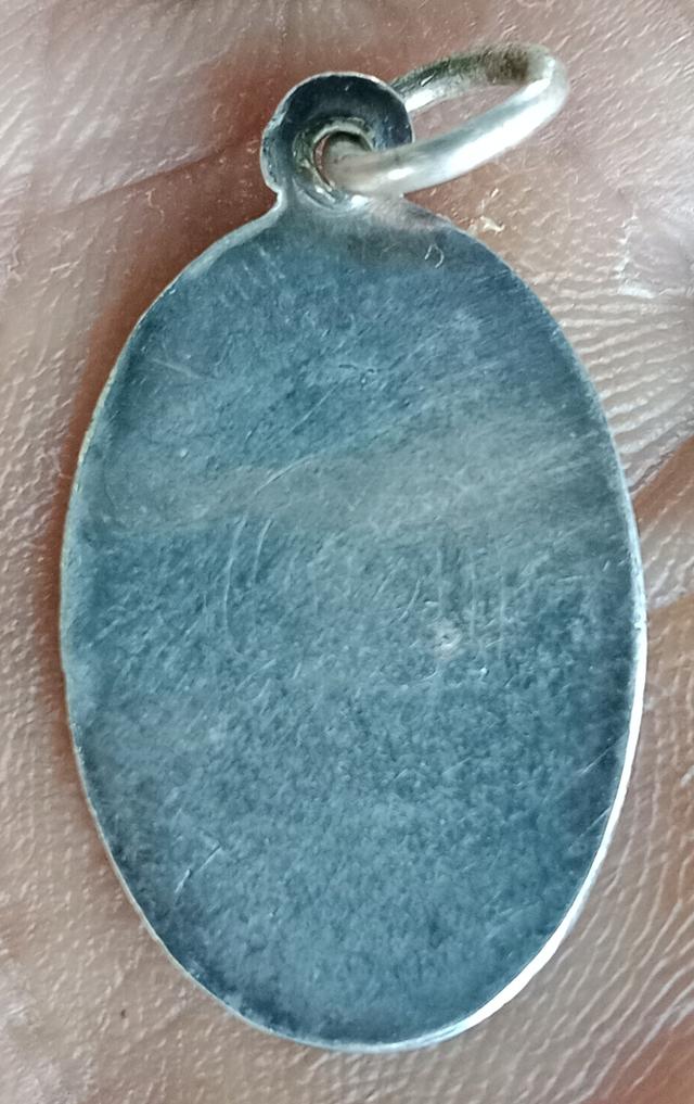 เหรียญเงินลงถม หลวงพ่อเดิม วัดหนองโพธิ์ นครสวรรค์ รูปที่ 2