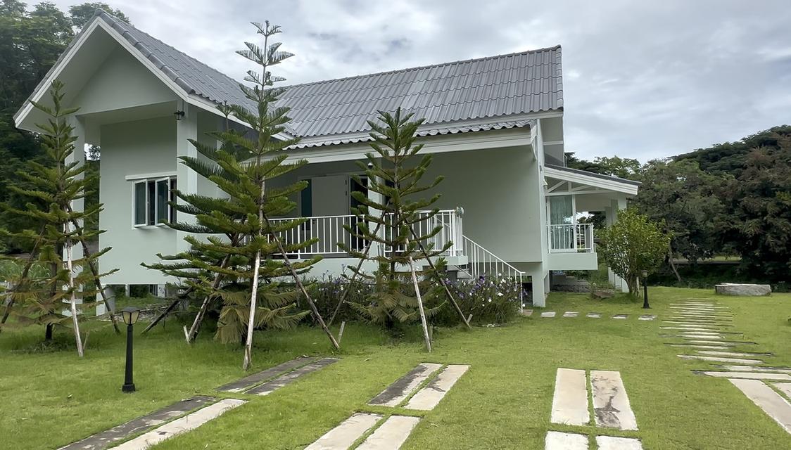 บ้านติดลำตะคอง หมูสี ปากช่อง เขาใหญ่  299ตรว หลังติดลำตะคอง  หน้ากว้างติดน้ำสวย  ใกล้ธนะรัชต์ ใกล้M6 1
