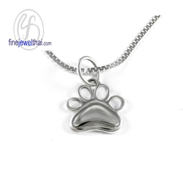 Finejewelthai จี้เงินแท้925 รูปเท้าสุนัข - P105800