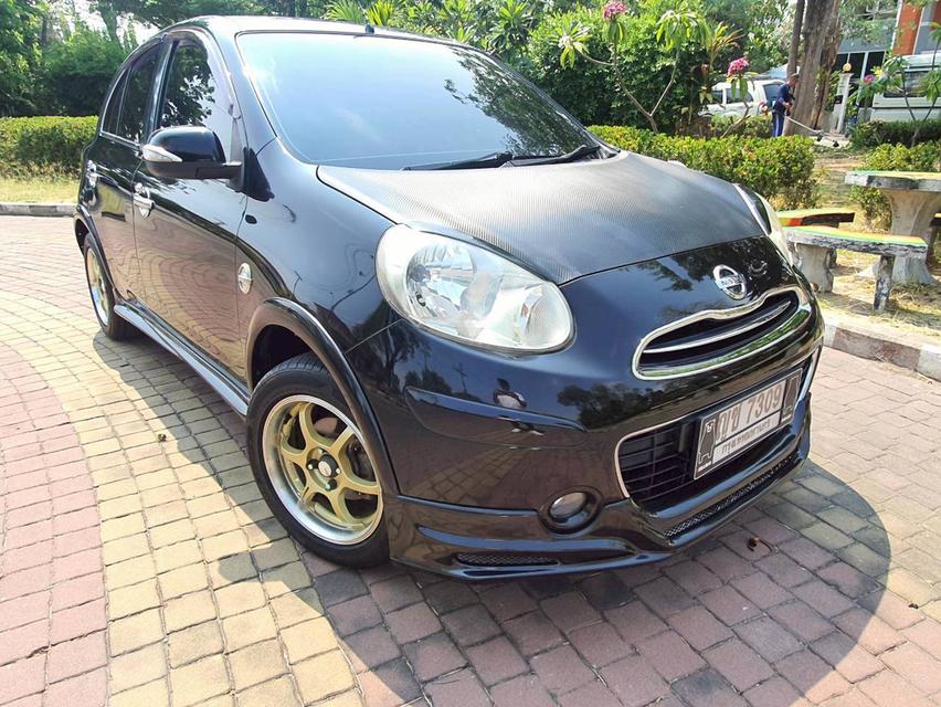 Nissan March 1.2 VL ปี 2011 สีดำ ตัวทัอปสุด