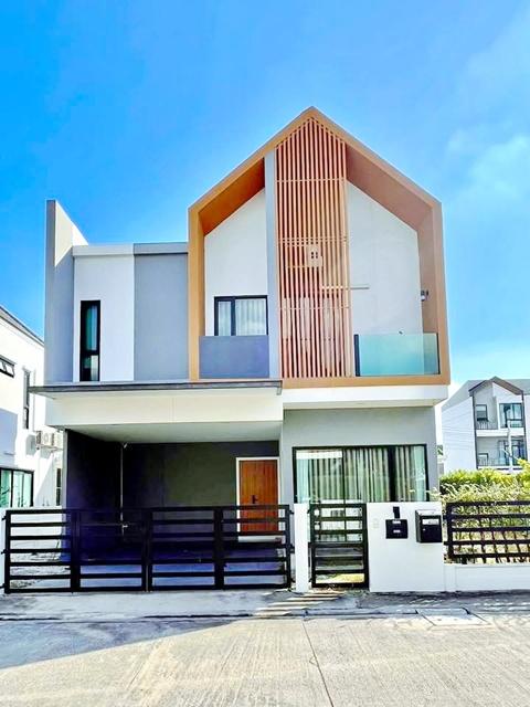 แยกสะแกงาม 600ม.พระราม 2 ขาย-ให้เช่าบ้านเดี่ยว แปลงมุม เทียนทะเล11-17 พื้นที่กว้าง 49 ตร.วา. 195 ตร.ม. 4นอน 3น้ำ 2