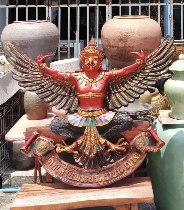 พญาครุฑธนาคารเก่า พญาครุฑองค์ใหญ่ ขนาด1เมตร30ซม 4