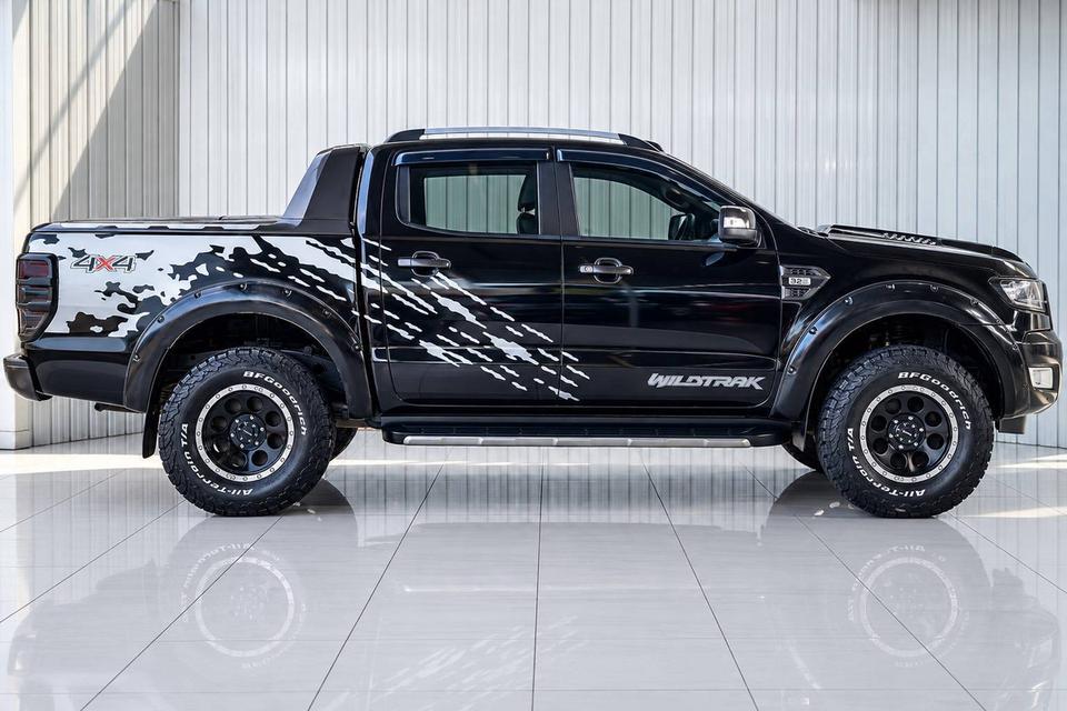 #FORD RANGER, 3.2 WILDTRAK 4WD ปี 2018 สีดำ โฉม DOUBLE CAB💢TOP 4WD รูปที่ 5