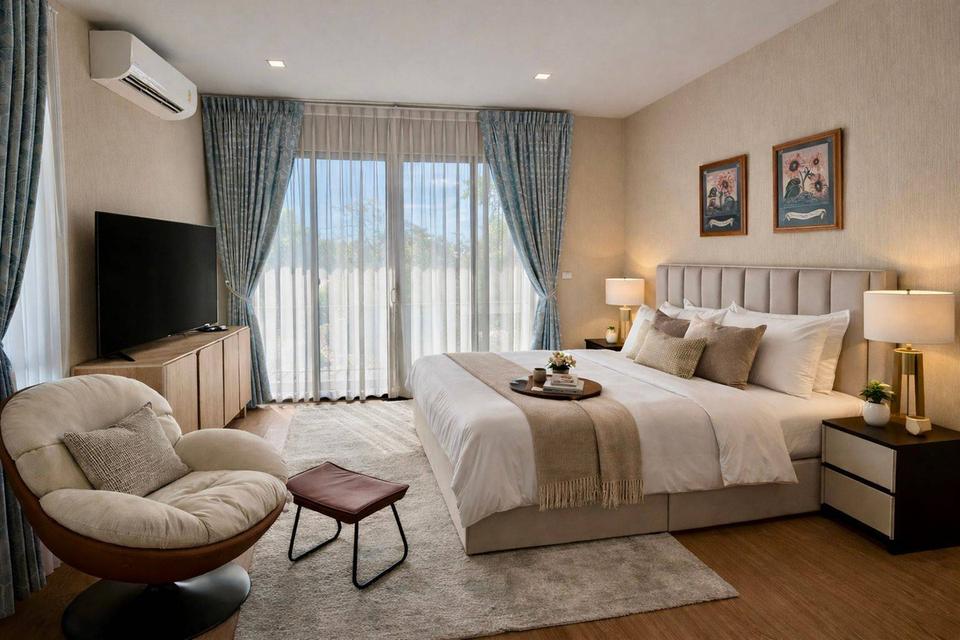 บ้านเดี่ยว หมู่บ้าน สัมมากร รังสิต คลอง 7 เช่า / ขาย 7