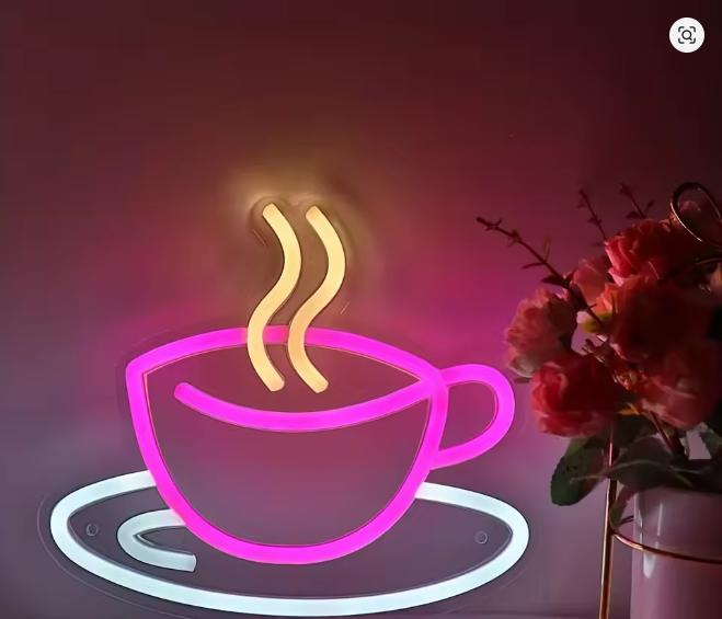 ไฟรูปถ้วยกาแฟ โอโต้ กลางคืนติด กลางวันดับ 2