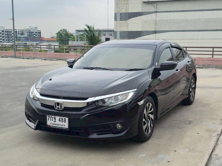 Honda Civic FC 1.8 EL (TOP) สีดำ เกียร์ Auto ปี 2018