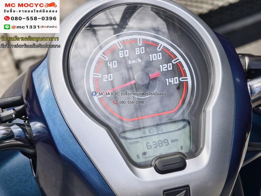 Scoopy i 2021 วิ่ง6000โล รถบ้านมือเดียว เครื่องท่อเดิม เล่มเขียวชุดโอนครบ No1210    6