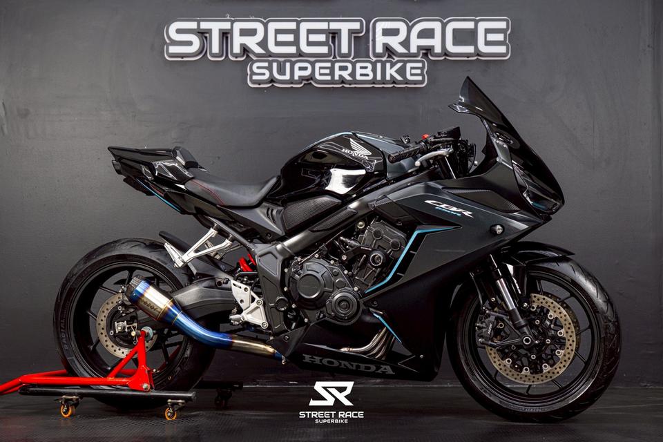 HONDA CBR650R 2023 สีดำฟ้า ยอดฮิต ไมล์เพียง 13,xxx km