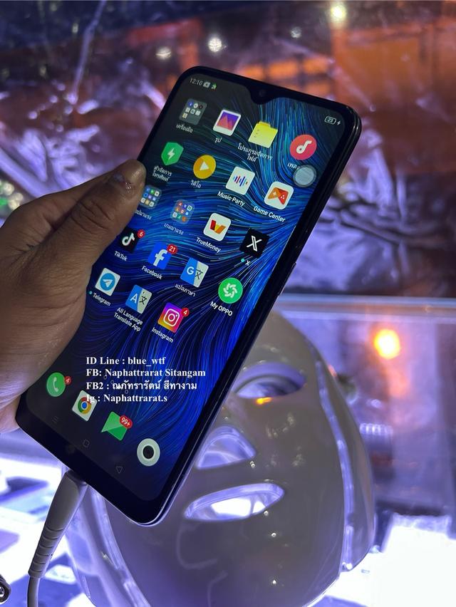 OPPO A12 จอ6.22นิ้ว 4G 2ซิม Rom32 Ram3 กล้องคู่ โหลดแอพได้ ใช้งานปกติ ได้ทุกซิม