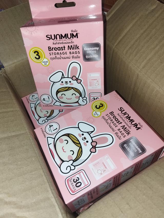 ถุงเก็บน้ำนม 4 กล่อง 100 ขนาด 3 oz.