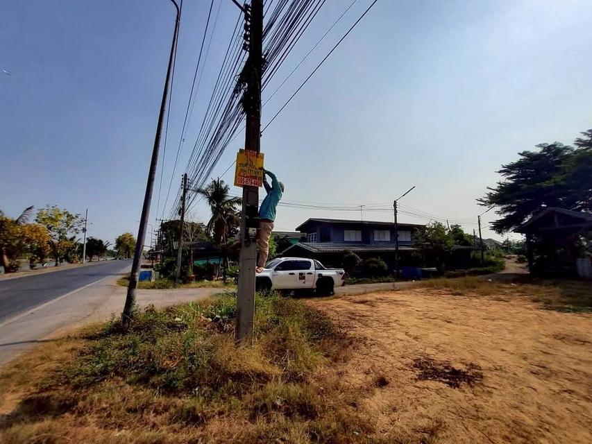 ขายถูกทีดิน 400 ตารางวา ติดถนนสาธารณะใกล้ซอยอยู่รวย แลนด์ หนองสามวัง หนองเสือ 7