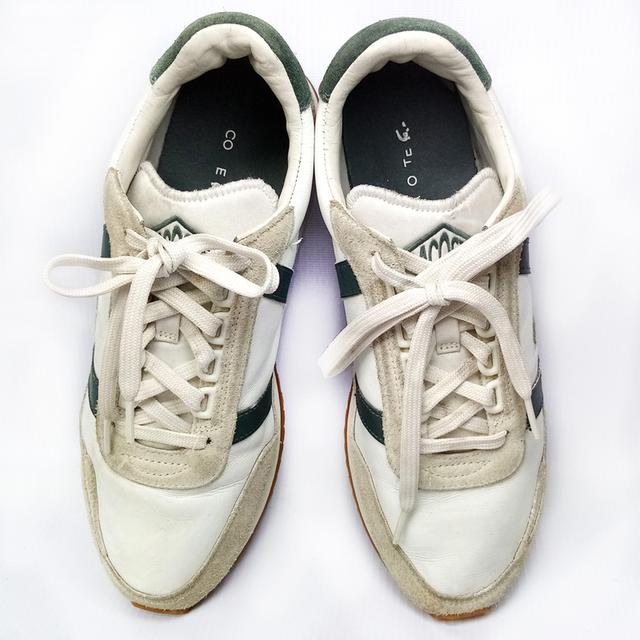 LACOSTE รองเท้าผ้าใบมือสอง สภาพงามๆ จัดส่งฟรี!!! เก็บปลายทาง