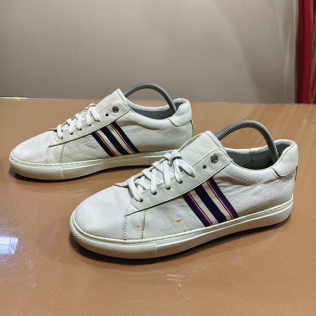 MISOPEMen's leather lace up low trainers(0022010004)Size 42/26.5(27.5)cm🔥Price 450฿ รูปย่อยที่ 4