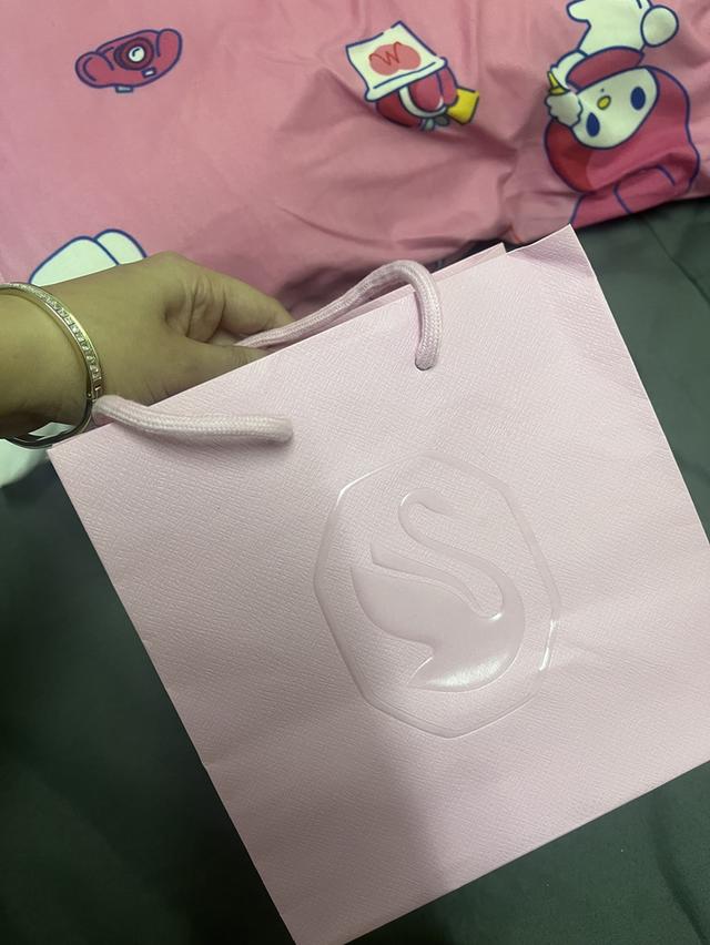 สร้อยข้อมือ Swarovskiสร้อยข้อมือเหลี่ยมเจียระไน Round ไล่สี,ขาว,เคลือบโรเดียม แค่ลองใส่พร้อมถุง+กล่อง รวมส่ง!!! รูปย่อยที่ 3
