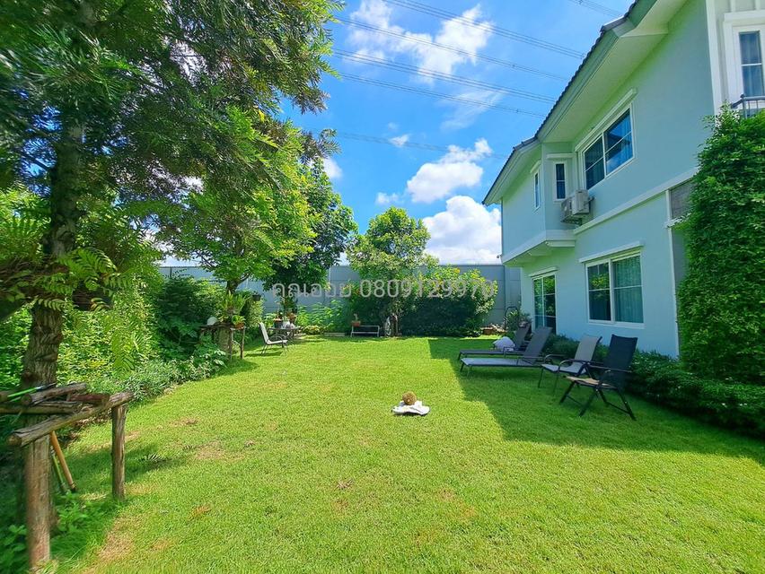 ขายและให้เช่าบ้านใหม่ แปลงมุม สีวลี ศรีนครินทร์-ร่มเกล้า 87 ตร.ว. 4 ห้องนอน อายุบ้านไม่ถึง 1 ปี ใกล้ถ.กรุงเทพกรีฑา 3