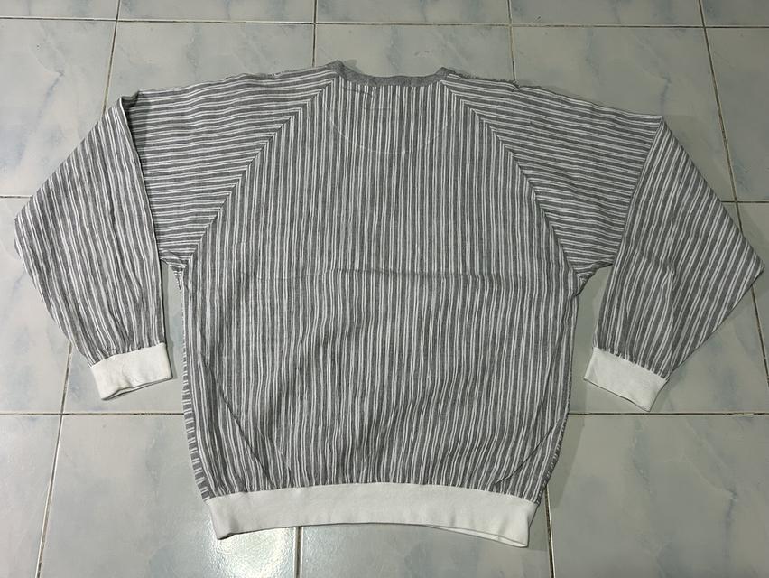 เสื้อแขนยาวคอเฮนลีย์วินเทจ 90s Jaldan Losh SLEEPER - Stripe Henley Neck Made in Japan รูปที่ 3