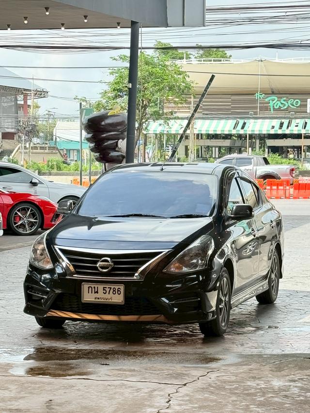 NISSAN ALMERA 1.2 Sedan 4dr E SPORTECH XTRONIC CVT FWD 1.2i. ปี 2019  สีดำ  เกียร์ออโต้ 10