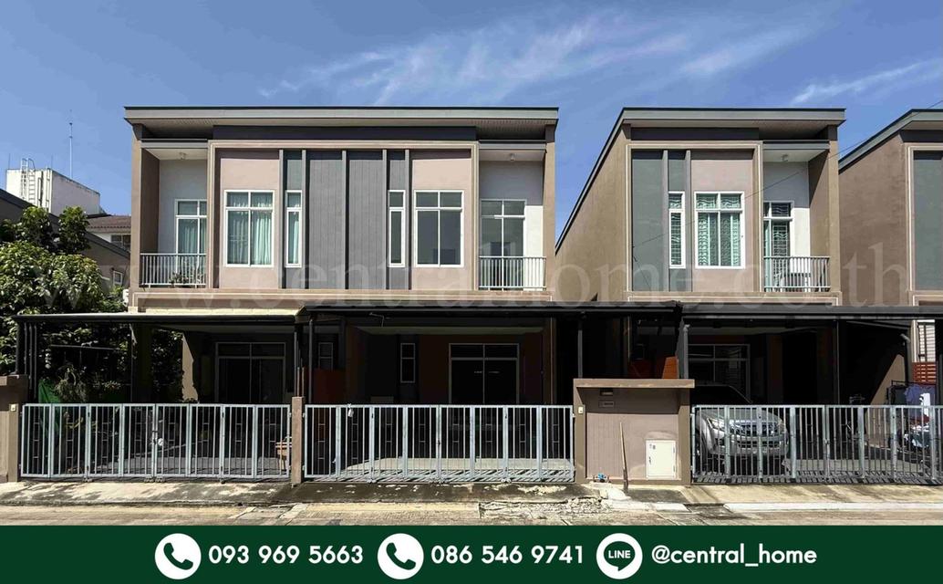 ทาวน์เฮ้าส์ ปรีชา ราม 3 ราษฏร์พัฒนา - เคหะร่มเกล้า ราคาถูกที่สุด 1