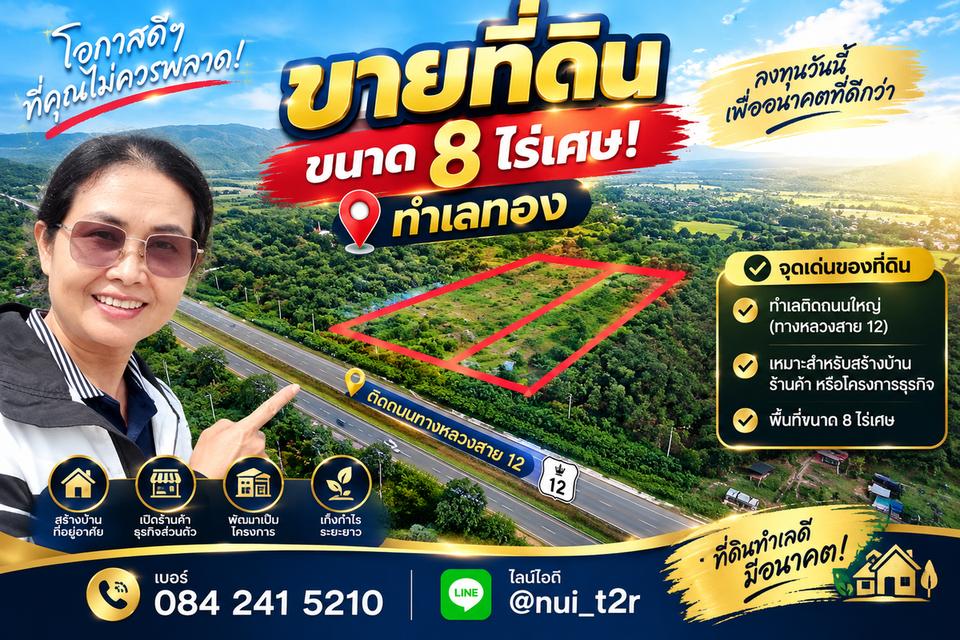 ที่ดินพาณิชย์ 8 ไร่เศษ หล่มสักเพชรบูรณ์ 1