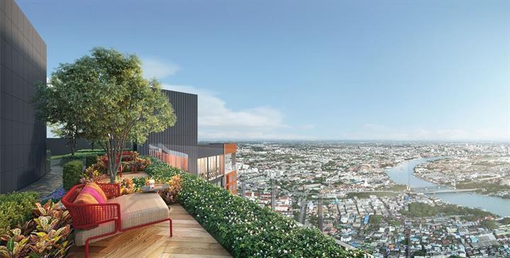 CM04340 ขายดาวน์ คอนโด โฟล บาย แสนสิริ FLO By Sansiri คอนโดมิเนียม ถนนสมเด็จเจ้าพระยา 2